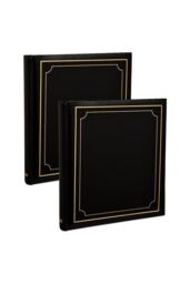 "Arpan Photo Album 5x7"" Slip in Memo Book bound for 120 Photos (Pack of 2) in Black" - thumbnail 1