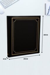 "Arpan Photo Album 5x7"" Slip in Memo Book bound for 120 Photos (Pack of 2) in Black" - thumbnail 2
