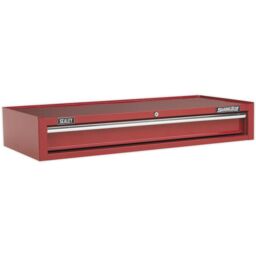 Loops 1030 x 440 x 170mm RED 1 Drawer MID-BOX Tool Chest Lockable Storage Unit Cabinet