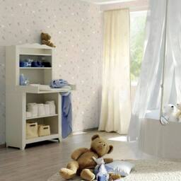 Havendro Grey White Rabbit Carrot Wallpaper Kids - thumbnail 3