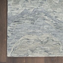 The Rug Shop UK Blue Handmade Wool Modern Abstract Cotton Backing Area Rug - Size: 240 cm x 300 cm - thumbnail 5