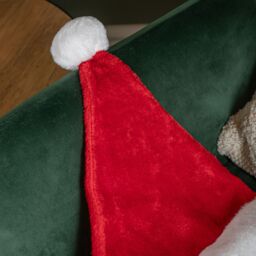 Samuel Alexander Red & White Soft Traditional Christmas Santa Hat - thumbnail 4