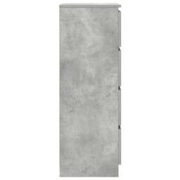 Berkfield Home Sideboard Concrete Grey 60x35x98.5 cm Engineered Wood - thumbnail 7