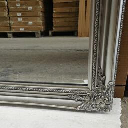 Agenzia 14 Extra Large Antique Silver Ornate Leaner Wall Mirror - Size: XL - thumbnail 3