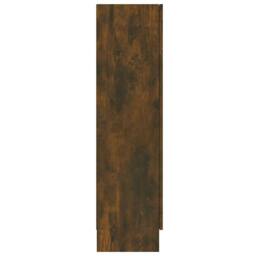 Berkfield Home Vitrine Cabinet Smoked Oak 82.5x30.5x115 cm Engineered Wood in Brown - thumbnail 7