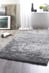 Origin 'Glamour/Shimmer' Rug in Silver - Size: 160 cm x 230 cm - thumbnail 1