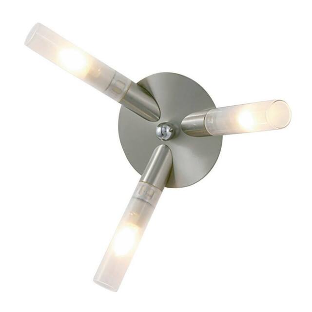 Netlighting Sona Ceiling 3 Light G9 Satin Chrome in Grey - image 1
