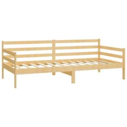 Berkfield Home Day Bed Solid Pinewood 90x200 cm in Natural - thumbnail 5