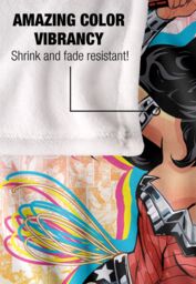 Wonder Woman Comic Character Silky Touch Super Soft Throw Blanket 152 X 127 cm in White - thumbnail 4