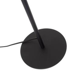 Happy Homewares Modern Spot Floor Lamp in Matte Black & Gold with Adjustable Head - thumbnail 5