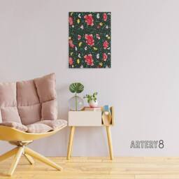 "Artery8 Owen Jones Elegant Chinese Flower Pattern Canvas Wall Art Print - Size: W12"" x H16""" - thumbnail 3