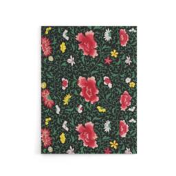 "Artery8 Owen Jones Elegant Chinese Flower Pattern Canvas Wall Art Print - Size: W12"" x H16""" - thumbnail 1