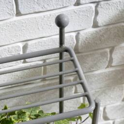 Rowlinsons Lily Plant Stand - Steel - L36 x W77 x H72 cm - Powder-Coated in Grey - thumbnail 4