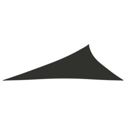Berkfield Home Sunshade Sail Oxford Fabric Triangular 3x4x5 m Anthracite in Black - thumbnail 2