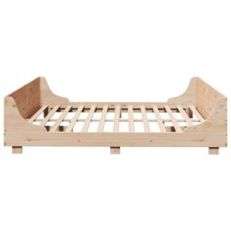 Berkfield Home Bed Frame without Mattress 180x200 cm Super King Solid Wood Pine in Brown - thumbnail 5