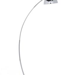 Wyld and Coco Silver Floor Lamp 155cm - Adjustable Dome Shade Industrial Steel - thumbnail 2