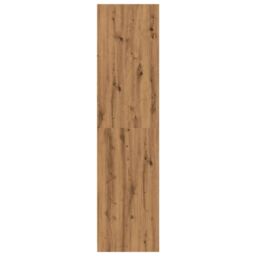 Berkfield Home Wardrobe Artisian Oak 30x50x200 cm Engineered Wood in Brown - Size: 30 x 50 x 200 cm - thumbnail 5