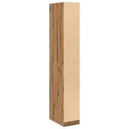 Berkfield Home Wardrobe Artisian Oak 30x50x200 cm Engineered Wood in Brown - Size: 30 x 50 x 200 cm - thumbnail 6