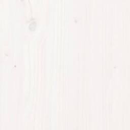Berkfield Home Sideboard White 100x40x75 cm Solid Wood Pine - Size: 100 x 40 x 75 cm - thumbnail 9