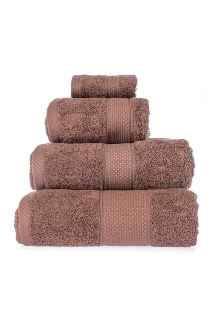 Homescapes 500 GSM Turkish Cotton Towel Soft, Absorbent & Quick-Drying in Chocolate - image 1