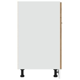 Berkfield Home Drawer Bottom Cabinet Lyon Artisan Oak 60x46x81.5 cm Engineered Wood in Brown - thumbnail 5
