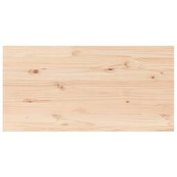 Berkfield Home Table Tops 4 pcs 100x50x1.7 cm Rectangular Solid Wood Pine in Brown - thumbnail 3