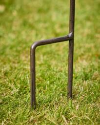 Dibor Cast Iron Bird Standing Rain Gauge Garden Ornament in Brown - thumbnail 6