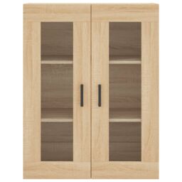 Berkfield Home Highboard Sonoma Oak 69.5x34x180 cm Engineered Wood in Brown - thumbnail 6
