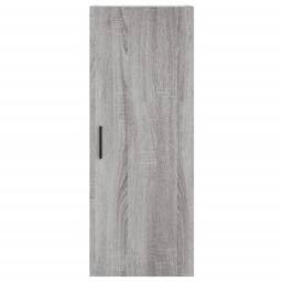 Berkfield Home Wall Mounted Cabinet Grey Sonoma 34.5x34x90 cm - thumbnail 7