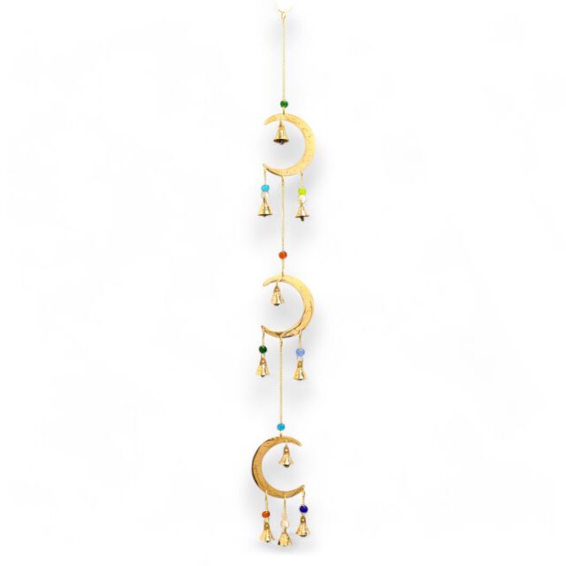 KDMD Indian Chimes - Moon Drop - 10 Bells in Gold