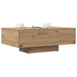 Berkfield Home Coffee Table Artisan Oak 85x55x31 cm Engineered Wood in Brown - Size: 85 x 55 x 31 cm - thumbnail 2