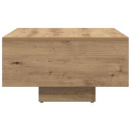 Berkfield Home Coffee Table Artisan Oak 85x55x31 cm Engineered Wood in Brown - Size: 85 x 55 x 31 cm - thumbnail 5