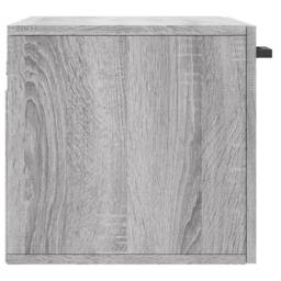 Berkfield Home Wall Cabinet Grey Sonoma 60x36.5x35 cm Engineered Wood - thumbnail 7