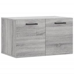 Berkfield Home Wall Cabinet Grey Sonoma 60x36.5x35 cm Engineered Wood - thumbnail 3