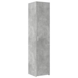Berkfield Home Slim Storage Cabinet Concrete Grey 40x42.5x225 cm Engineered Wood - thumbnail 6