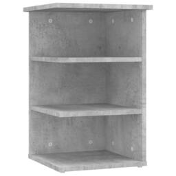 Berkfield Home Side Cabinet Concrete Grey 35x35x55 cm Engineered Wood - Size: 35 x 35 x 55 cm