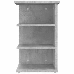 Berkfield Home Side Cabinet Concrete Grey 35x35x55 cm Engineered Wood - Size: 35 x 35 x 55 cm - thumbnail 5