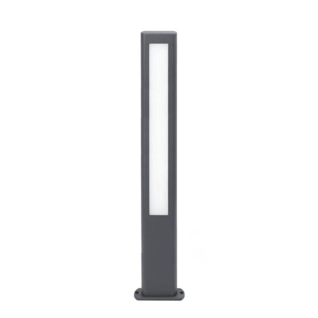 Netlighting Nanda LED Outdoor Tall Bollard Light Dark Grey IP54 - image 1
