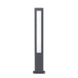 Netlighting Nanda LED Outdoor Tall Bollard Light Dark Grey IP54