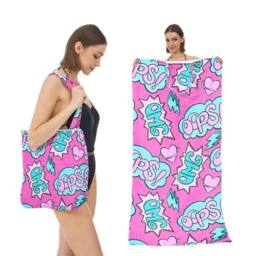 Quipulse Style 1 2-in-1 Beach Towel & Shoulder Bag - thumbnail 2