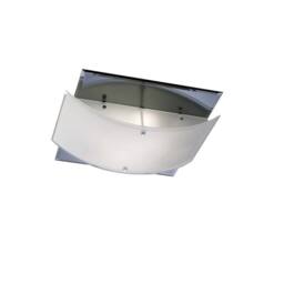 Netlighting Vito Flush Ceiling 2 Light Polished Chrome Mirror in Grey - thumbnail 1