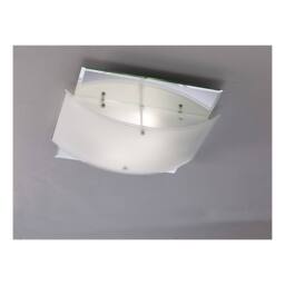 Netlighting Vito Flush Ceiling 2 Light Polished Chrome Mirror in Grey - thumbnail 2