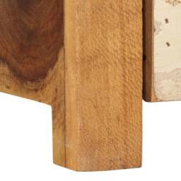 Berkfield Home TV Cabinet 110x30x40 cm Solid Reclaimed Wood in Brown - Size: 110 x 30 x 40 cm - thumbnail 6