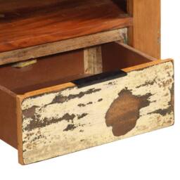 Berkfield Home TV Cabinet 110x30x40 cm Solid Reclaimed Wood in Brown - Size: 110 x 30 x 40 cm - thumbnail 5