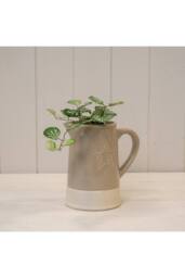 KDMD Warm Grey Debossed Star Jug in Light Sand - thumbnail 2