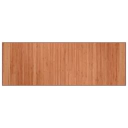 Berkfield Home Rug Rectangular Brown70x200 cm Bamboo in Brown - Size: Medium