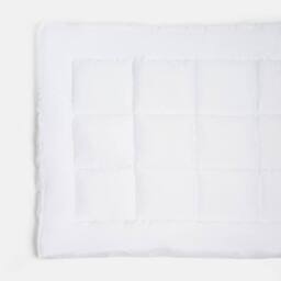 OHS Ultra Deep Sleep 10cm Mattress Topper Orthopaedic Quilted Heavy Fill in White - Size: Super King - thumbnail 8