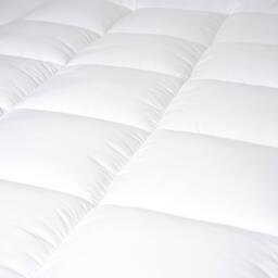 OHS Ultra Deep Sleep 10cm Mattress Topper Orthopaedic Quilted Heavy Fill in White - Size: Super King - thumbnail 5