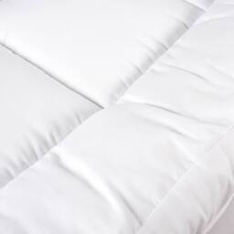 OHS Ultra Deep Sleep 10cm Mattress Topper Orthopaedic Quilted Heavy Fill in White - Size: Super King - thumbnail 2