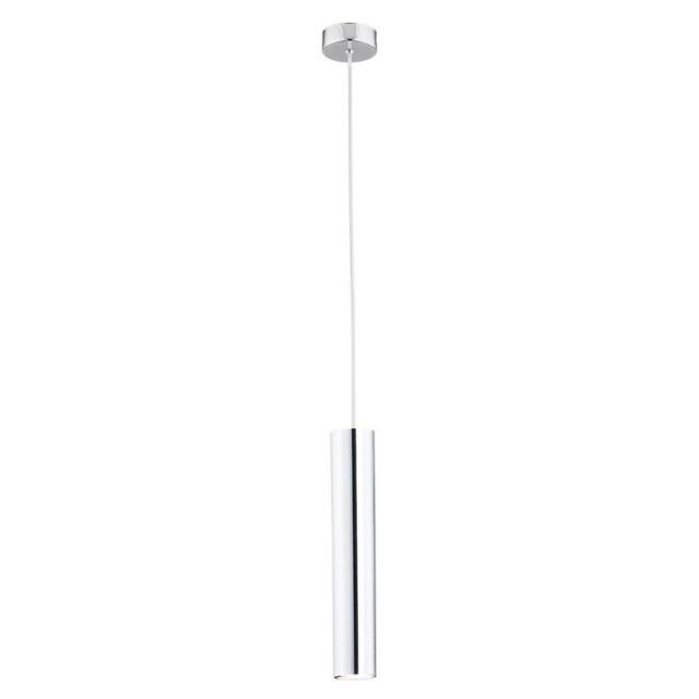 Netlighting Gomera Slim Pendant Ceiling Light Chrome in Silver - image 1